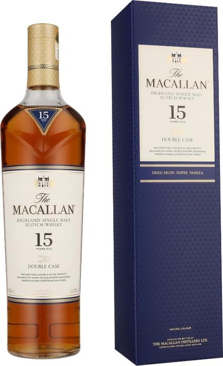 Macallan 15 years old Double Cask (Single Malt, Scotch Whisky, 1 x 70 cl)