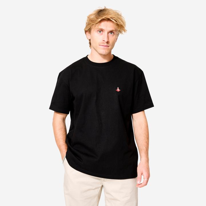 Actual product image Oxelo T-Shirt kurzarm Skateboarding - TS500 Trafic schwarz (XL)