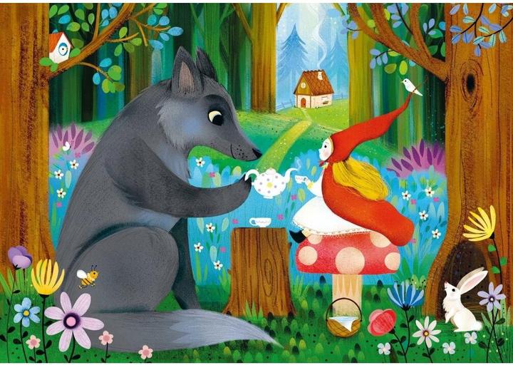 Actual product image Clementoni Play For Future Puzzle Little Red Riding Hood and the Wolf 104 pieces (104 pieces)