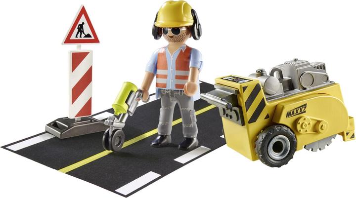Produktbild Playmobil Bauarbeiter mit Kantenfräser (71185, Playmobil City Action)