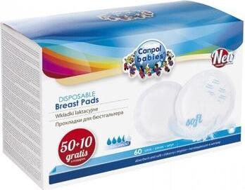 Produktbild Canpol Ultra Dry Breathable Disposable Breast Pads (60 x)