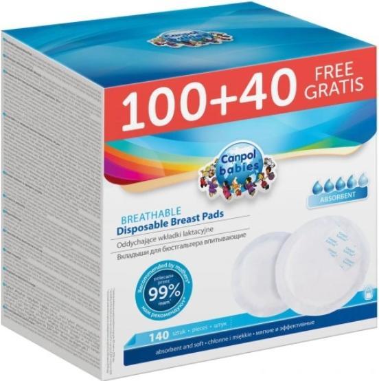 Canpol BABIES coussinets hygiéniques ANTI-SLIP, 140pcs, 1/654 (140 x)