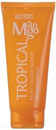 Actual product image Body Resort Orange cukrowy peeling do ciała z ekstraktem z mango 250g