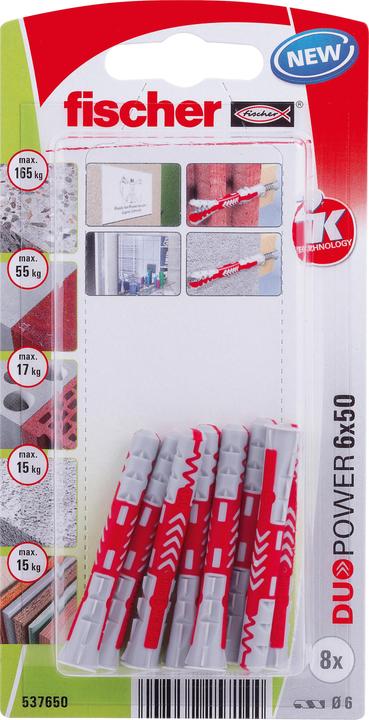Produktbild Fischer DuoPower 6x50 K (8) (8 Stk.)