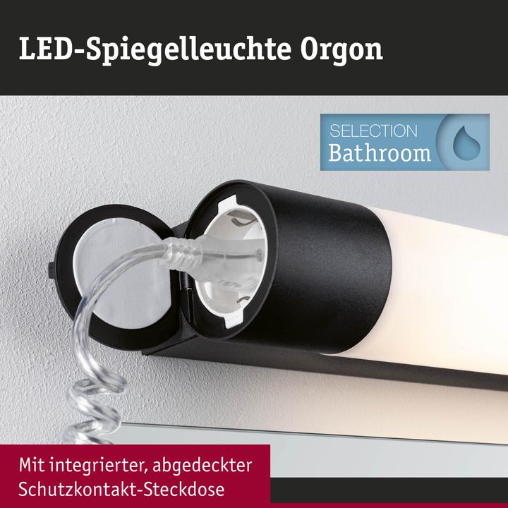 Produktbild Paulmann Spiegelleuchte Orgon (950 lm)