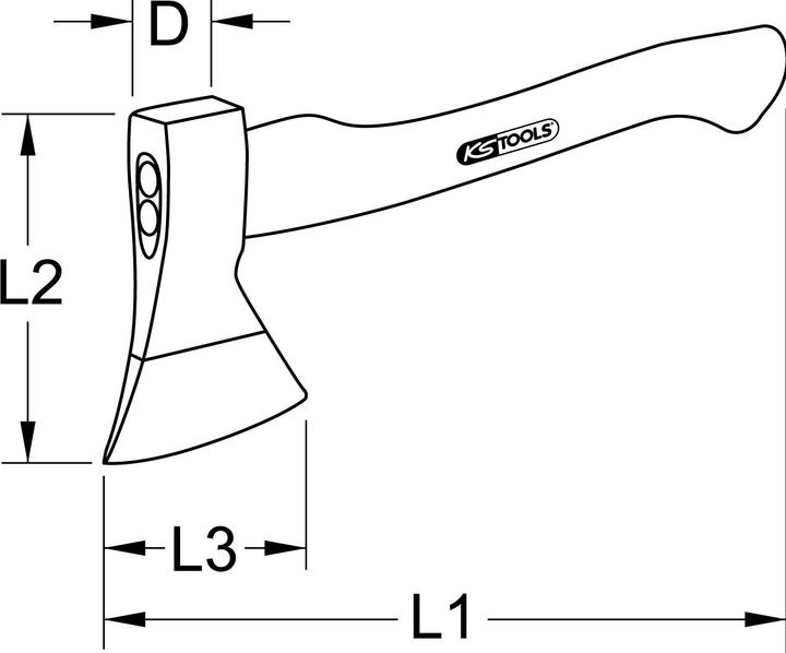 Produktbild KS Tools Handbeil