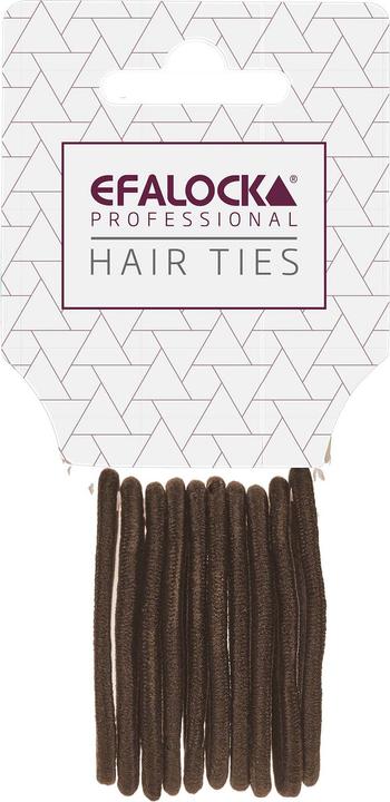 Immagine prodotto Efalock hair tie small brown 10pcs (Elastico per capelli)