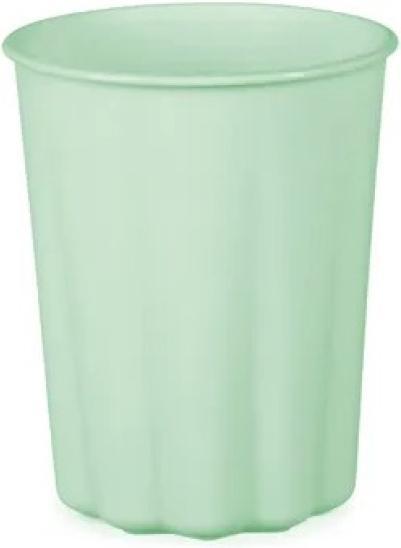 Immagine prodotto Procos Plastikbecher „Rüsche“ – Salbei - wiederverwendbar (4 x)