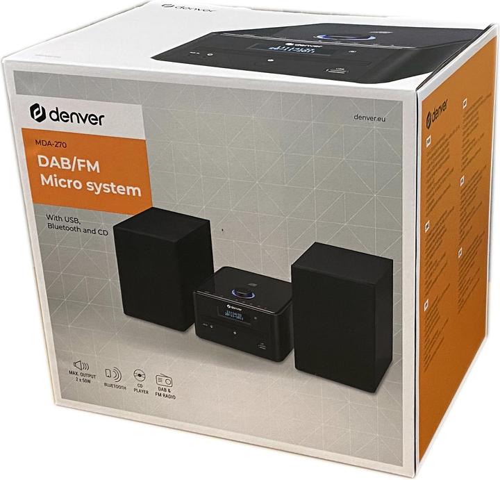 Produktbild Denver MDA-270 (Bluetooth, CD Player, 1x 10 W)