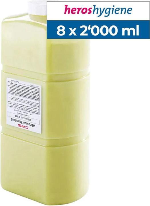 Actual product image CWS Industrial hand cleaner, for dispenser, pack of 8 bottles, 2 l each. (Liquid soap, 2000 ml)
