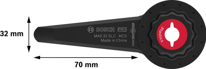 Produktbild Bosch Professional Zubehör PRO MAII 32 SLC Blatt für Multifunktionswerkzeuge, 32 x 70 mm