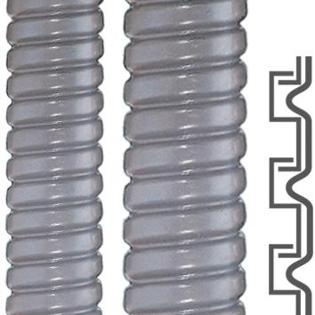 Actual product image Flexa SPR-PVC-AS AD19 Metal protection hose PVC-jacket gr 2011111015 (Cable hole, 1000 cm)