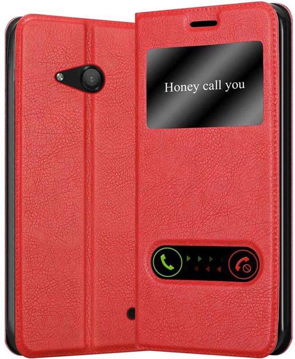 Actual product image Cadorabo Book with View double window cover (Microsoft Lumia 550)