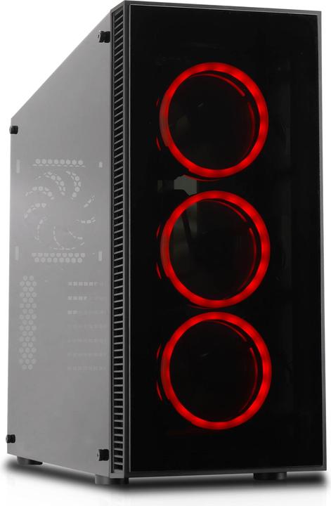 Produktbild Cooltek Geh Vier Midi Tower RGB Schwarz ATX/M-ATX/ITX - Midi/Minitower - ATX (ATX, Mini-ATX, ITX)