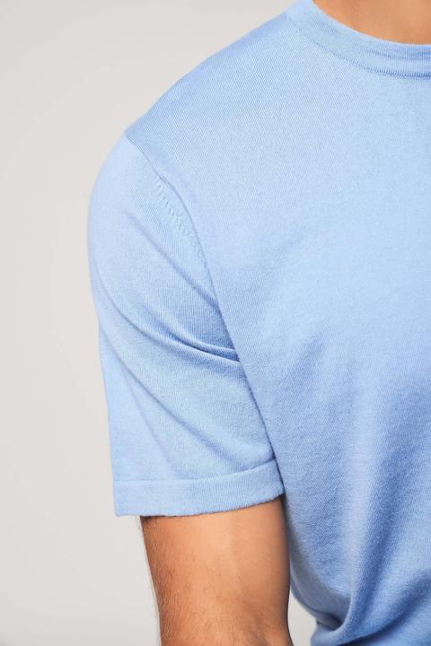 Actual product image Bellemere T-Shirt Classic Crew-Neck Cotton Cashmere T-Shirt (M)