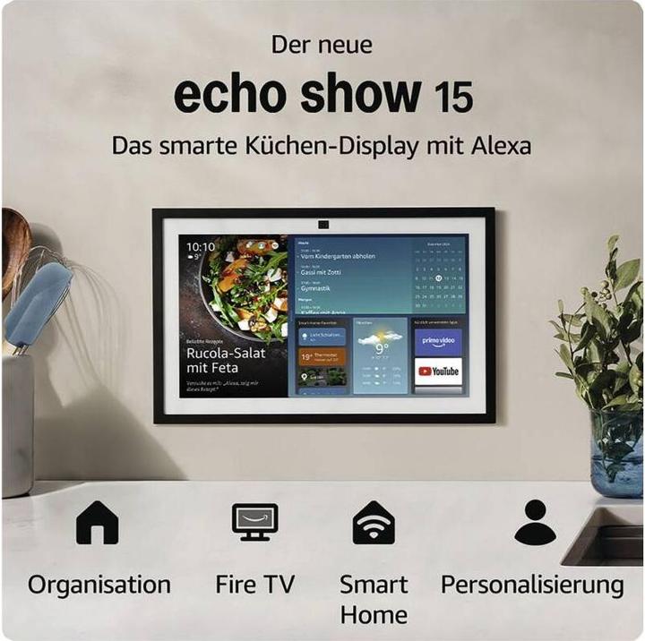 Actual product image Amazon ECHO Show 15 (2nd gen), white (Amazon Alexa)
