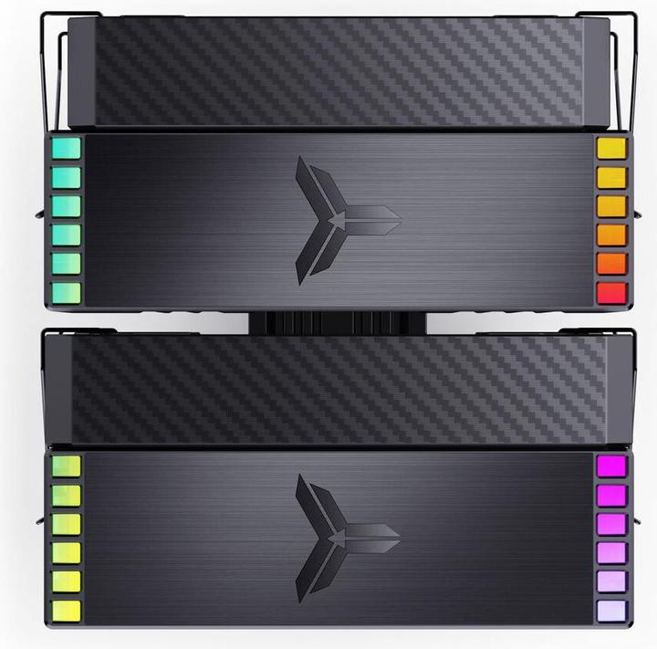 Actual product image Jonsbo HX6280 CPU-Kühler, PWM, RGB - 130mm, schwarz