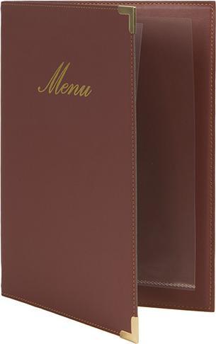 Produktbild Securit Speisekarten-Mappe CLASSIC, A5, weinrot (A5, 1 x)