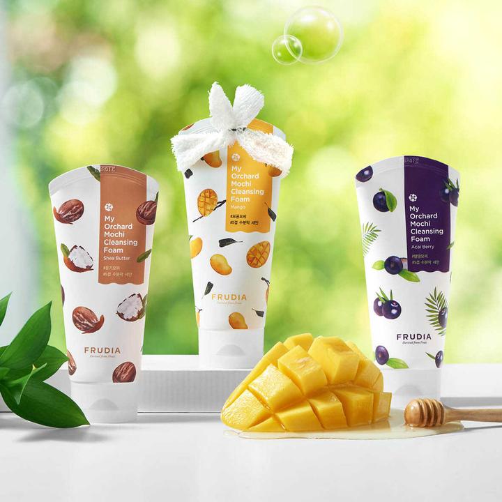 Actual product image Frudia My Orchard Mochi Cleansing Foam Mango (Foam, 120 ml)