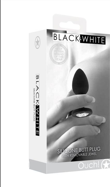Image du produit Ouch! Silicone Butt Plug with Removable Jewel