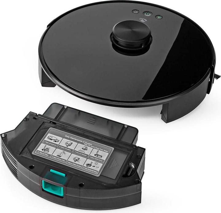 Immagine prodotto Nedis WIFIVCL001CBK- Robotický Vysavač | Laserová navigace | Wi-Fi | Kapacita Sběrné Nádrže: 0,6 l (Robot aspirapolvere)