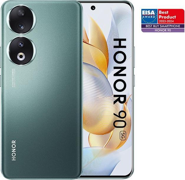 Actual product image Honor 90 (512 GB, Midnight Emerald Green, 6.70", SIM + eSIM, 200 Mpx, 5G)