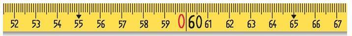 Actual product image BMI Frame tape measure ERGOLINE (50 m)