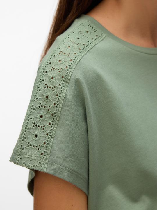 Immagine prodotto Vero Moda Vmemmy Ss Lace Tape Top Jrs Ga Noos (S)