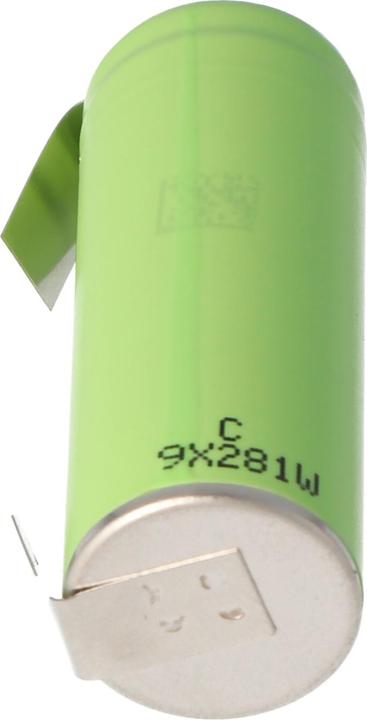 Actual product image Panasonic Akku NCR18500A (Lötfahne U) (18500, 2040 mAh)
