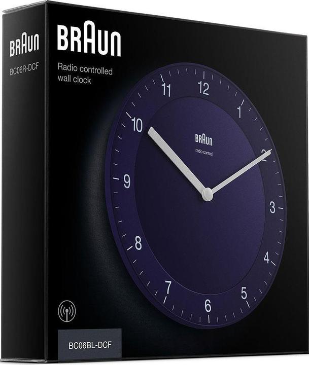 Actual product image Braun BC06BL-DCF Classic radio-controlled wall clock (20 cm)
