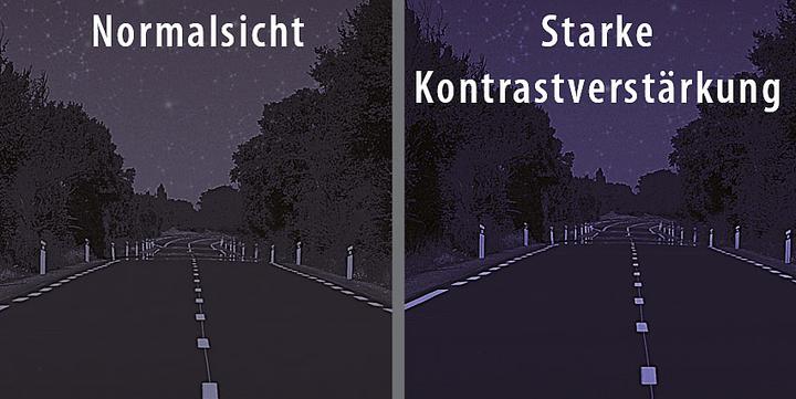 Produktbild Pearl Kontrastverstärkende Nachtsicht-Brille "Night Vision" im Retro-Look
