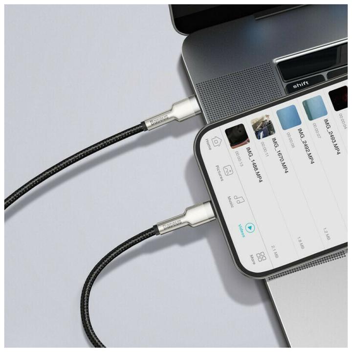Actual product image Baseus USB C – Lightning (0.25 m, USB 3.0, 20 W)