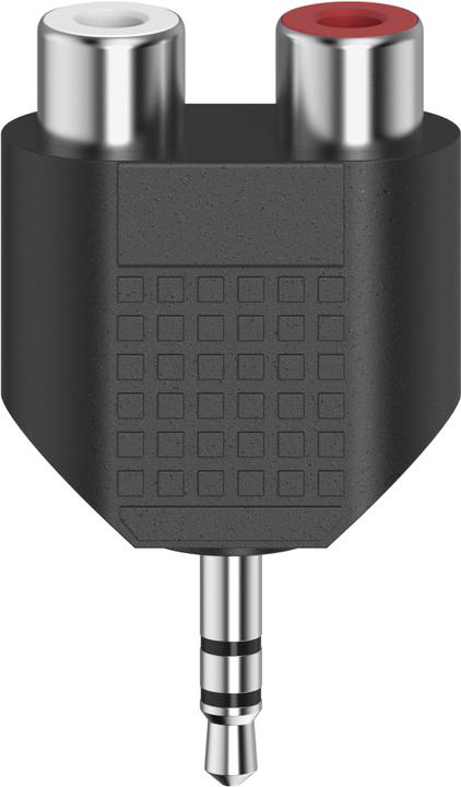 Produktbild Hama Audio-Adapter, 3,5-mm-Klinken-Stecker Stereo - 2x Cinch-Kupplung