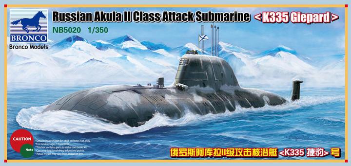 Image du produit Bronco Submersible russe d'attaque de classe Akula II 'K335 Giepard'.