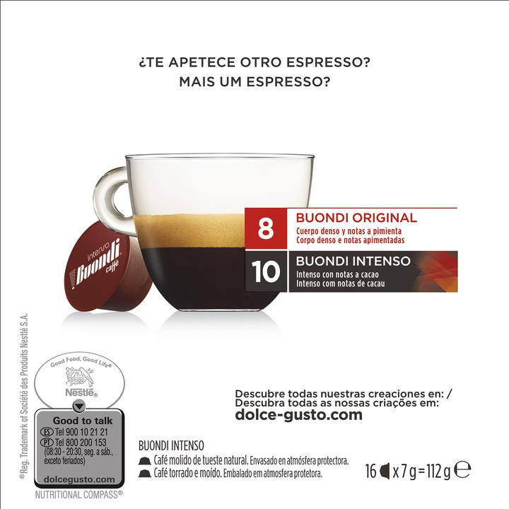 Immagine prodotto Nescafé Dolce Gusto Buondi Intenso (16 x Porta.)