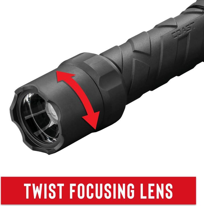 Actual product image Coast PS200 POLYSTEEL torch with focus 435 lumens (12.70 cm, 390 lm)