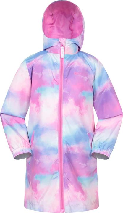 Actual product image Mountain Warehouse Childrens/Kids Flo Printed Water Resistant Padded Jacket (146, 152)