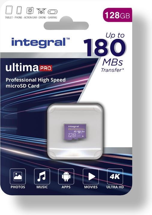 Produktbild INMSDX128G-180/150V30 (128 GB, microSD, U3, UHS-I)