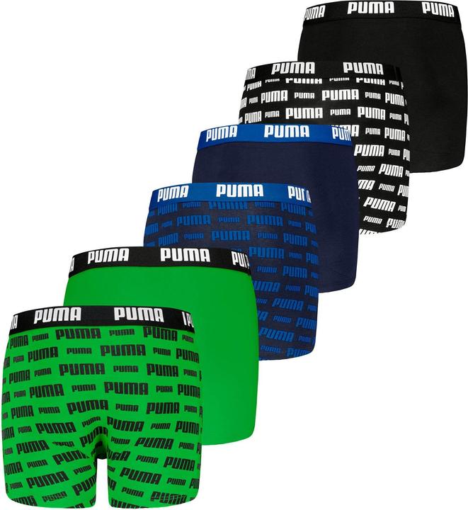 Immagine prodotto Puma Everyday Logo Print Boxers ECOM 6P (134, confezione da 6)
