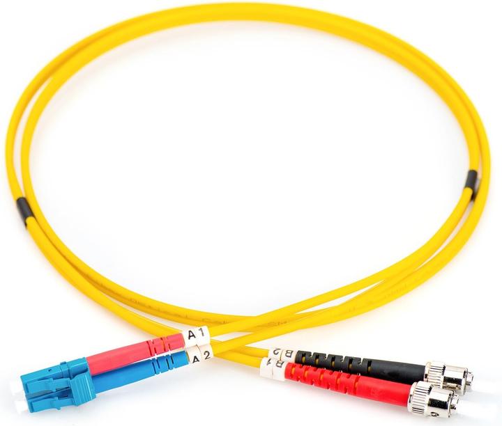 Image du produit Digitus Câble patch fibre optique LC vers ST OS2 monomode 09/125 duplex longueur 3m (CAT6, 3 m)