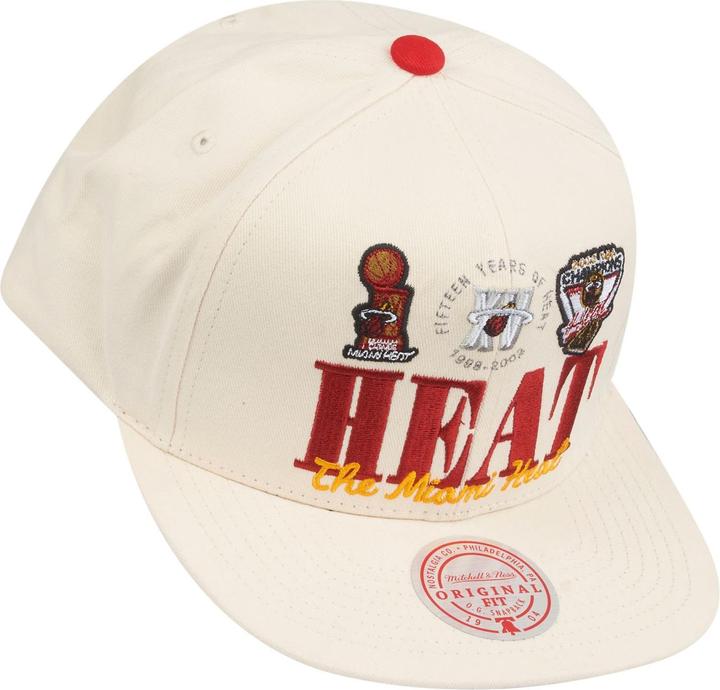 Image du produit Mitchell & Ness Snapback Cap - RETRO FRAME Miami Heat (Taille unique)