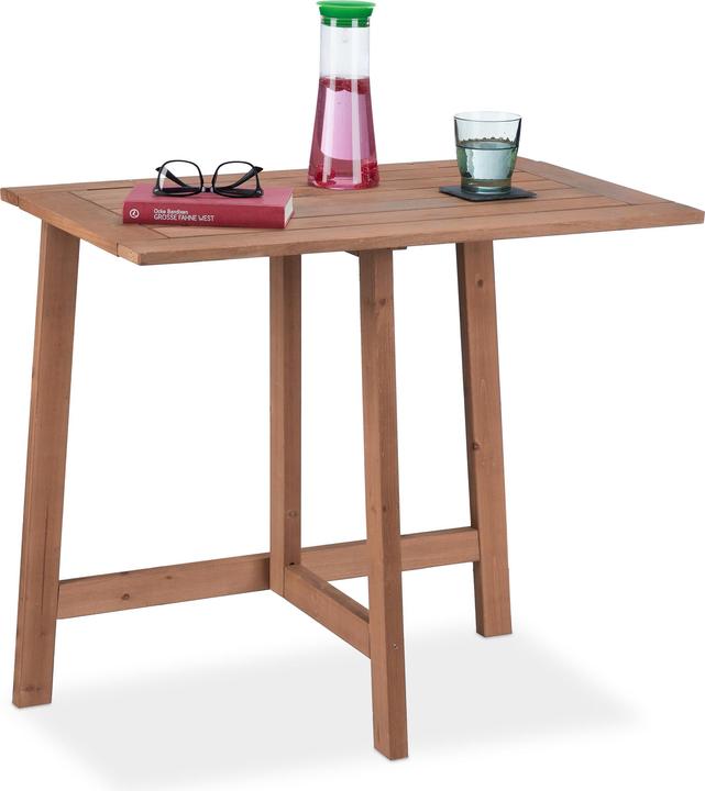 Actual product image Relaxdays Folding table (80 cm)