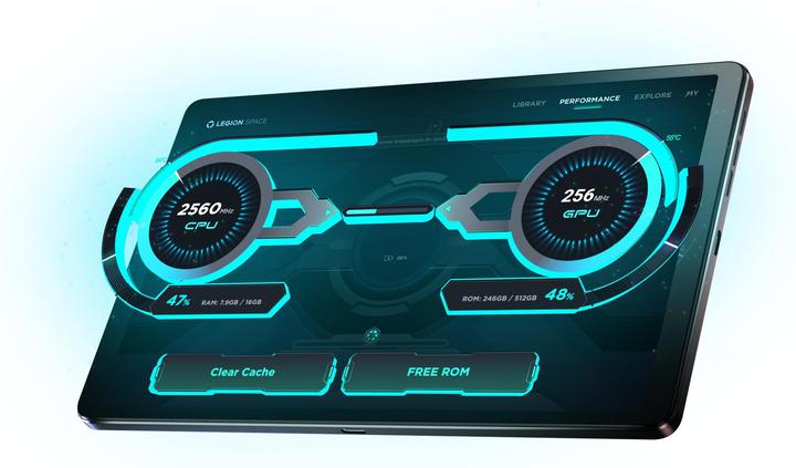 Actual product image Lenovo Legion Tab (WLAN only, 8.80", 256 GB, Eclipse Black)