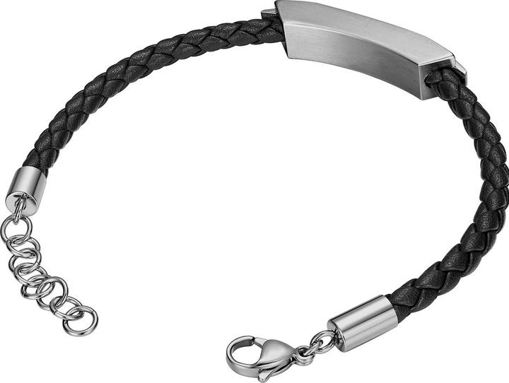 Immagine prodotto Police Bracciale Gripcord (21 cm, Cuoio, Acciaio inossidabile)