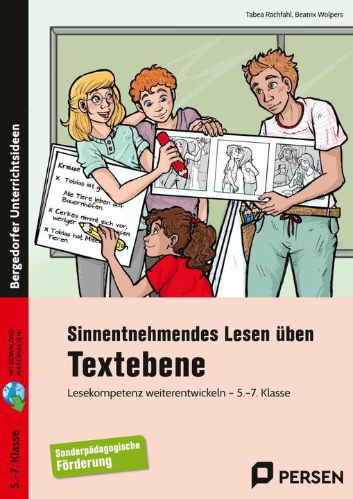 Produktbild Sinnentnehmendes Lesen üben: Textebene - 5.-7. Klasse (Deutsch, Beatrix Wolpers, Tabea Rachfahl, 2022)