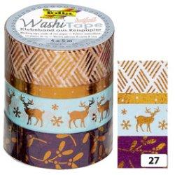 Image du produit Folia Washi Tape Christmas Copper