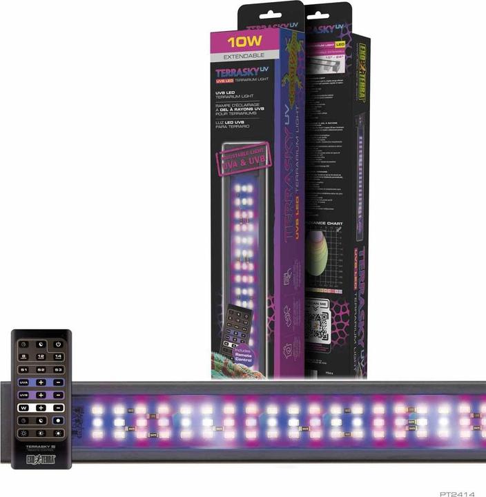 Produktbild Exo Terra Exoterra - Terrasky UV-UVB LED - 10W (UVA, UVB, Spritzwasserfest)