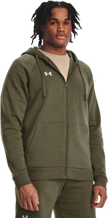 Produktbild No Name Under Armour Herren Rival Fleece FZ Kapuzenpullover Khaki 1379767 390 (XL)
