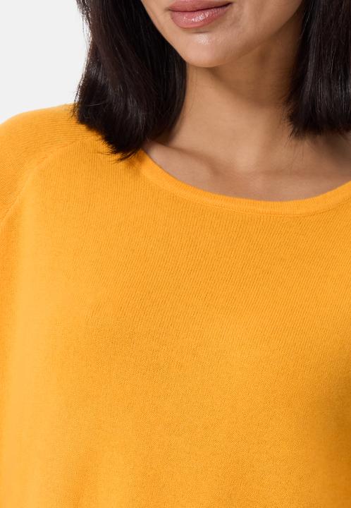 Immagine prodotto Cash-Mere Maglia in cashmere con scollo rotondo e spacchi laterali (S)