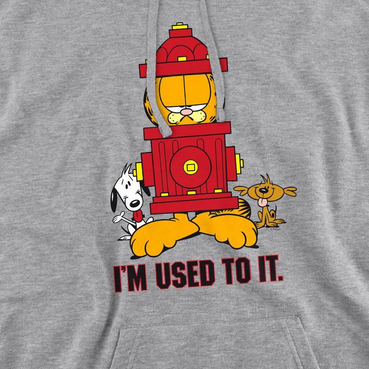 Immagine prodotto Garfield I'm Used to It Felpa con Cappuccio Uomo (L)